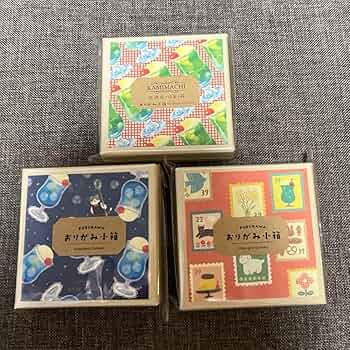 古川紙工　おりがみ小箱　紙町珈琲店3種セット　ロフト・文具女子博限定 古川紙工おりがみ小箱紙町珈琲店3種セットロフト・文具女子博限定